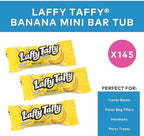 Laffy Taffy Candy, Banana Flavor, Individually Wrapped Candy (145 Pieces)