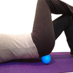 1PCS Massage Lacrosse Balls, Deep Tissue Rolling Ball for Shoulders Neck Back Foot Body, Yoga Ball, Massage Tools Essentials, Blue