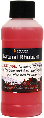 Brewer’s Best 3786 Natural Rhubarb 4 oz Brewing Flavoring, Various