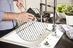 Vileda Glitzi Power INOX Steel Sponge for Stubborn Dirt, 2 Pieces