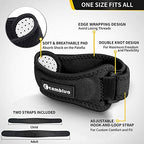 CAMBIVO 2 Pack Patella Tendon Knee Straps, Knee Brace for Women & Men with Extra Straps, Patella Bands for Pain Relief, Osgood Schlatter, Jumper's Knee, Tendonitis, Running, Volleyball