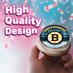 30 x Edible Cupcake Toppers – Boston Hockey Team Themed Collection of Edible Cake Decorations | Uncut Edible on Wafer Sheet