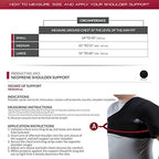 OTC Neoprene Select Series Shoulder Support, Black, Medium
