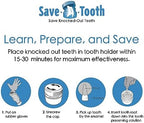 Preservation Kit - Prevent Permanent Tooth Loss, Save Knocked Out Teeth for up to 24 Hours - Tooth Saver Made in the USA by SmartPractice - Keep in your Kit Bag for a Tooth Emergency