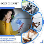 OCCI CHIARI Blue Light Reading glasses Women 1.25x Computer Readers for Petite Face(1.0 1.25 1.5 1.75 2.0 2.25 2.5 2.75 3.0 3.5 4.0 5.0 6.0)