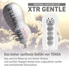 TENGA Male Masturbator Vacuum Cup Pleasure Device, Original Vacuum Cup Extra Gentle White