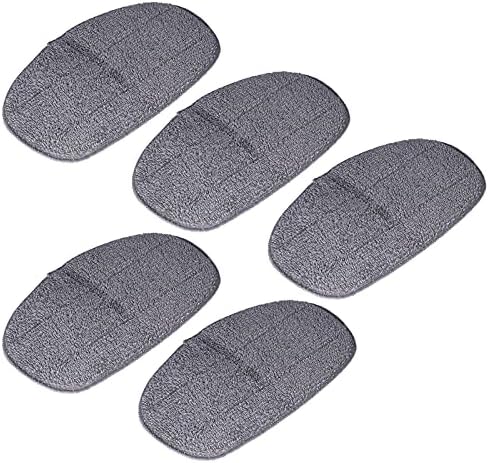 5PCS Steam Mop Cloth Replacement Pads, Ultrafine Fiber Mop Pads for Leifheit CleanTenso, High Absorption Cleaning Cloths with Secure Fit for Steam Mops