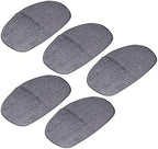5PCS Steam Mop Cloth Replacement Pads, Ultrafine Fiber Mop Pads for Leifheit CleanTenso, High Absorption Cleaning Cloths with Secure Fit for Steam Mops