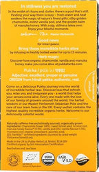 Pukka Calming Chamomile, Vanilla & Manuka Honey Organic Herbal Tea, Soothing Organic Tea Infusion Selection, Honey & Fennel Blend, Caffeine Free, 20 Total Tea Bags