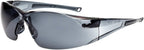 Bollé Safety 253-RH-40071 Rush Safety Eyewear with Rimless Frame and Smoke Anti-Fog/Anti-Scratch Lens