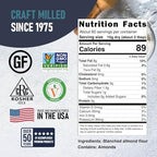 Great River Milling Blanched Almond Flour | Finely Ground Gluten Free Baking Alternative | Made from Whole Blanched Almonds | Non-GMO, Glyphosate Free, Kosher, Vegan Certified | 2 Lb