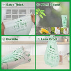 OrangeBio 6-8 Gallon Compostable Trash Bags, 100 Count, Kitchen Food Waste & Compost Bin Liners, Plant-Based Garbage Bags, BPI ASTM D6400 & TÜV OK Compost Home Certified