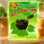 Smile Green Grass Jelly Powder (Bot Suong Sam) – 3 Box x 1.06oz (30g) | Herbal Vietnamese Cooling Jelly | Easy to Make | 100% Natural