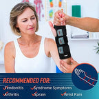 FEATOL Wrist Brace Hand Brace, Carpal Tunnel Wrist Splint Night Support for Women Men, Pain Relief Support -Tendonitis, Arthritis, Sprain, Right Hand, Medium/Large