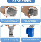 12 Pack Disposable Urine Bag, Men's/Women's Urine Bag, 700ml Emergency Portable Urine and Vomit Bag for Travelling, Camping, Traffic Jams, Pregnant Women and Children (Adults/Elderly).