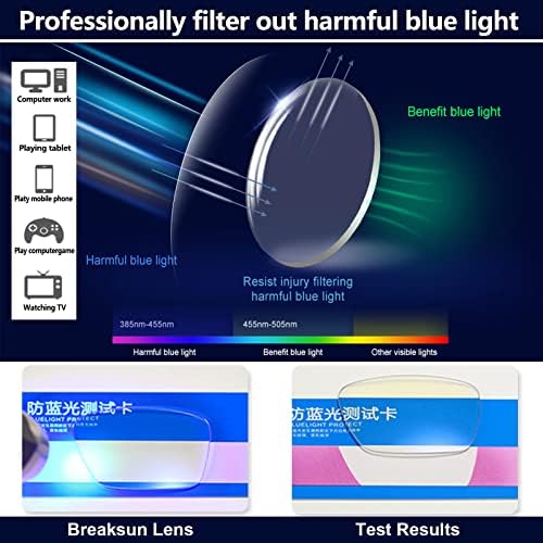 Fashion Oversized Blue Light Blocking Glasses for Women Men Trendy Big Square Frame Computer Eyeglasses