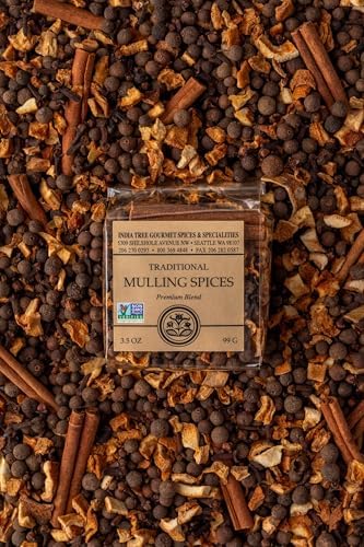 Mulling Spices for Cider & Wine – Whole Cinnamon, Cloves, Allspice & Orange Peel | Non-GMO, No Oils or Additives | 3.5 oz Pouch – India Tree