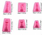 MoldFun 3D Chess Piece Silicone Mold for Chocolate, Candy, Fondant, Cake Decorating, Soap, Candle, Wax Melt, Plaster, Resin (Set of 12, King, Rook, Queen, Pawn, Knight, Bishop Included)