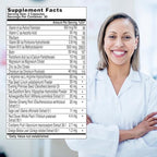 Health & Her Menopause Supplements for Women - Multi-Nutrient Support, Menopause Vitamins for Energy, Bones, Muscles, Skin & Hair, Vegan, Gluten-Free, Non GMO (60ct - 1 Month)