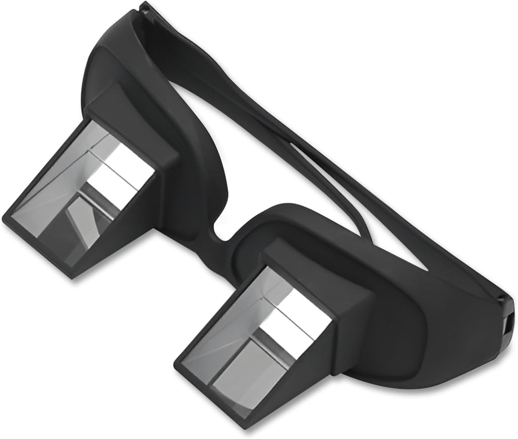 SooGree Lazy Glasses, Horizontal Prism Glasses,Lazy Spectacles for Bedridden Laying Dowd Reading and Watching TV in Bed