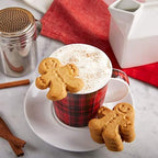 Walker’s Festive Shortbread Gingerbread Men - 4.4 oz Shortbread Cookie Box - Includes All-Butter Gingerbread Man Cookies (Pack of 2)