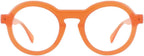Round Reading Glasses for Women, Big Nerd Glasses Circular Frame Glasses, Anti-Fatigue Blue Light Blocking Glasses