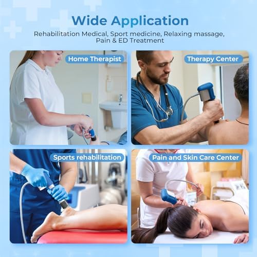 2026 New Upgraded Shockwave Therapy Machine, Extracorporeal Shock Wave Therapy Device for Pain Relief,Muscle and Bone Tissue Regeneration, ESWT Shock Wave Therapy Machine for Home & Institution Use