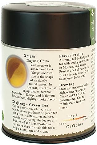 The Tao of Tea, Pearl Green Tea, Loose Leaf, 4.0 Ounce Tin