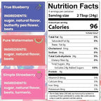 Colorwayz Dye-Free Cotton Candy Sugar – All Natural Floss Sugar for Cotton Candy Machines – Variety 3-Pack Strawberry, Blueberry & Watermelon – No Artificial Colors – 8oz Resealable Bags