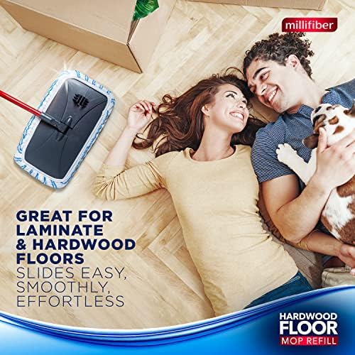 Millifiber Microfiber Mop Refills 15x8 Inches, 6-Pack (Mop is Not Included)