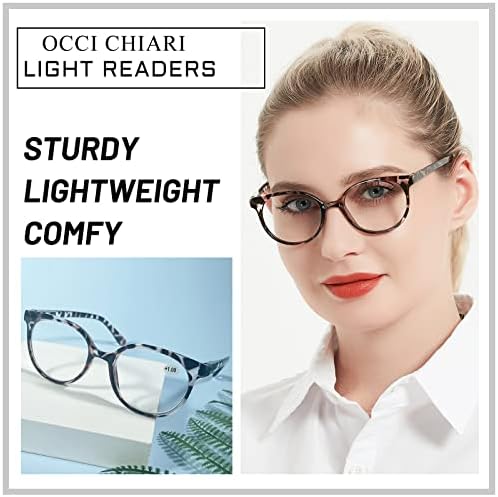 OCCI CHIARI Reading Glasses for Petite Women Comfort Stylish Readers