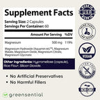 Magnesium Complex 500mg with Aquamin® | Superior Absorption 5-in-1 Formula (Glycinate, Malate, Citrate) | Advanced Sleep, Heart & Leg Cramp Support | 120 Capsules