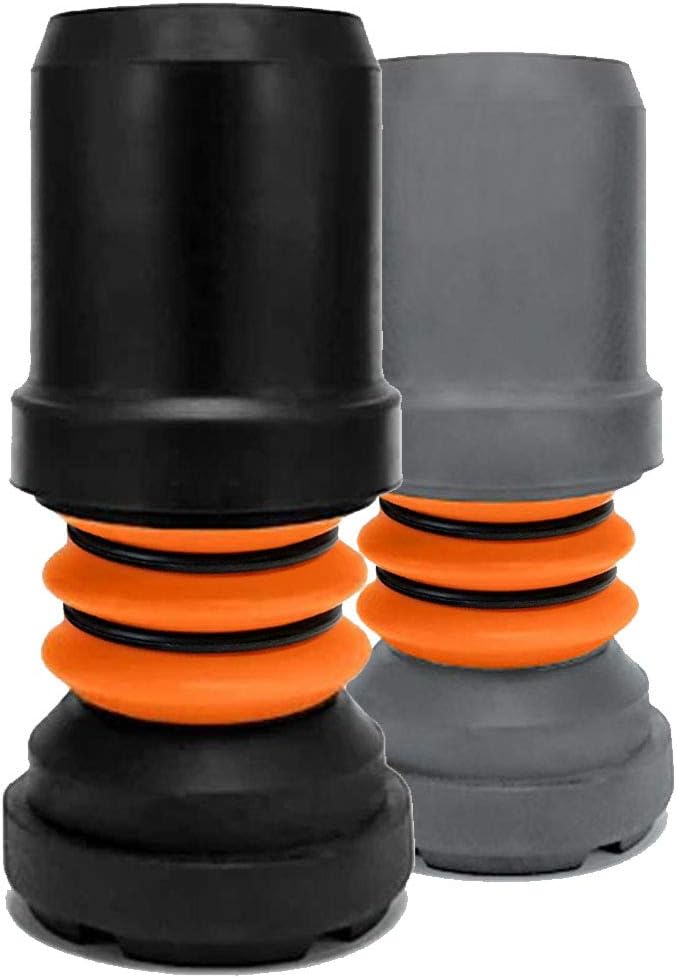 Flexyfoot Shock Absorbing Crutch Ferrule - Black - 25mm