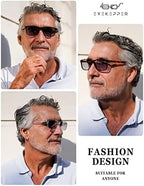 Eyekepper Transition Photochromic Reading Glasses for Women and Men Red,+3.00
