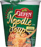 Gefen Instant Noodle Soup Cup (Vegetable Flavor), 2.3 Oz (Pack of 12)