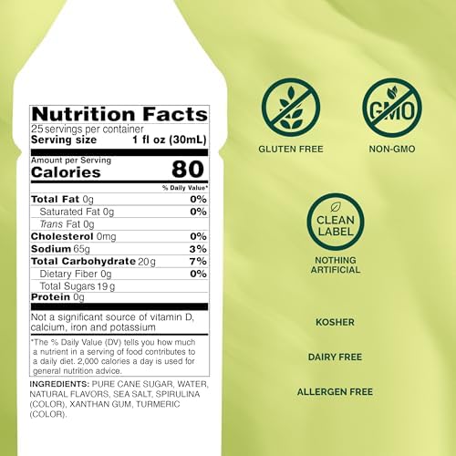 Monin - Pistachio Syrup | Rich & Buttery Sweetness, Premium Syrup for Coffee, Cold Brews & More | Clean Label with No Artificial Flavors, No Artificial Preservatives (BPA Free Bottle, 25.4 fl oz)