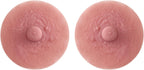 YiZYiF 1 Pair Self Suction Silicone Nipples Cover Realistic Adhesive Pasties Stickers for Breast Form Cosplay Crossdresser
