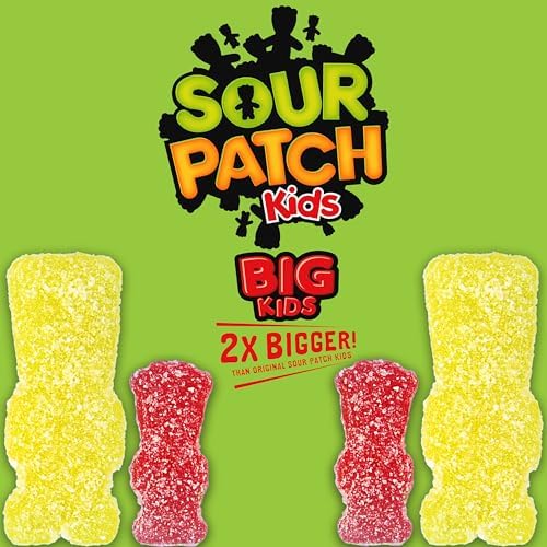 SOUR PATCH KIDS Big Kids Soft & Chewy Gummy Candy, Share Size, 12 oz