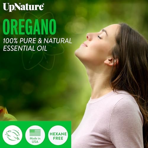 UpNature Oregano Oil - Huge 2oz - 100% Pure Oregano Essential Oil