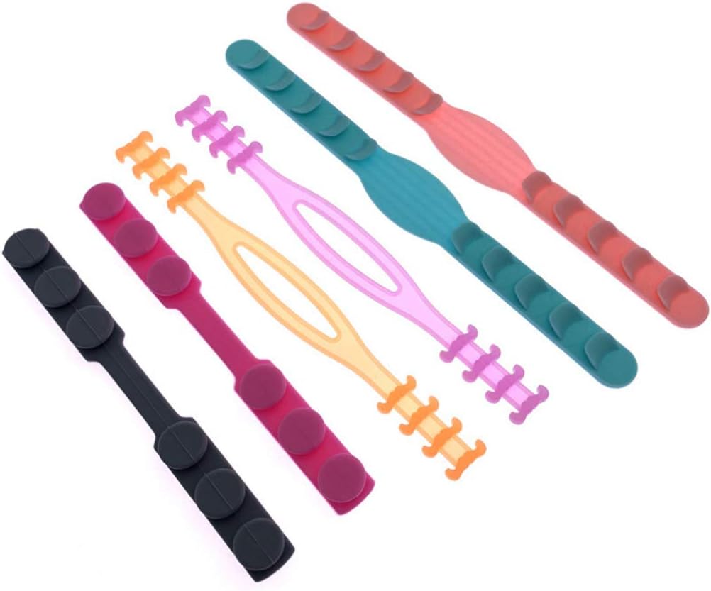 EXCEART 6pcs Face Cover Ear Grips Adjustable Extender Straps Extension Hook Accessories Face Cover Hook Extension Band Band Cord