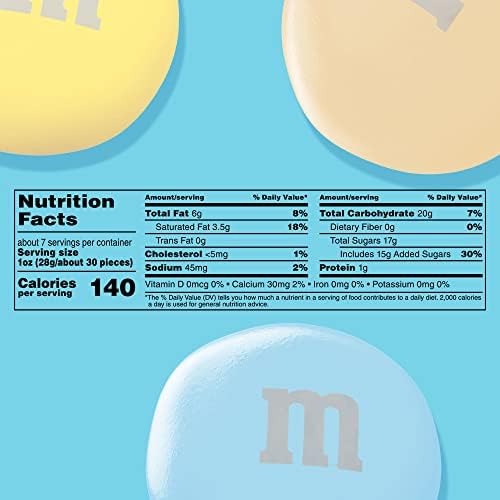 M&M'S White Chocolate Marshmallow Crispy Treat Pastel Easter Candy, 7.44 Oz Bag