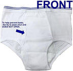 Petey's Washable Incontinence Underwear for Men (Super Protection) - Reusable Men's Briefs for Moderate to Heavy Leakage (5X-Large)
