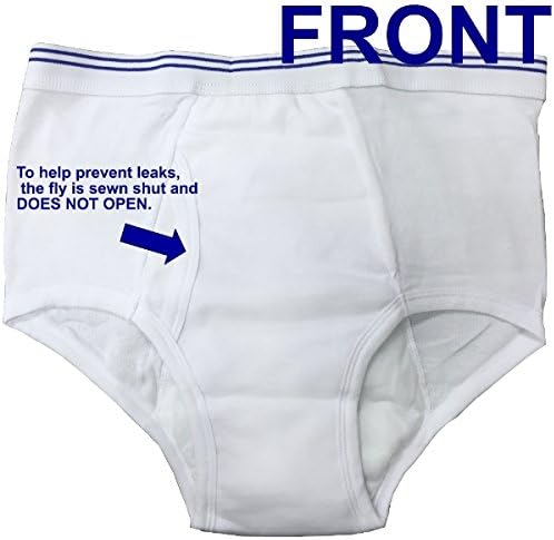 Petey's Washable Incontinence Underwear for Men (Super Protection) - Reusable Men's Briefs for Moderate to Heavy Leakage (5X-Large)