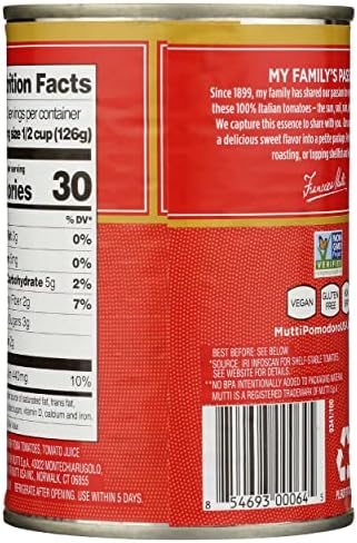 Mutti Baby Roma Datterini Tomatoes, No Additives or Preservatives, Vegan, Gluten Free & Non-GMO, 14 Oz (Pack of 12)