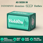 HoldOn Small Trash Bags 4 Gallon - 100 Plant-Based Garbage Bags for Small Trash Bins - Trash Bags for Kitchen Bin (2-pack, 100 bags), 1.0 Count, (HO#4G_2PK)