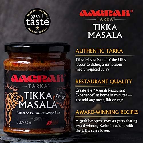 Aagrah Foods Tikka Masala Sauce - 6 Pack (57.14 oz)