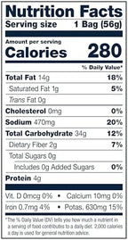 Cape Cod Potato Chips, Sea Salt and Vinegar Kettle Chips, 2 Oz (Pack of 6)