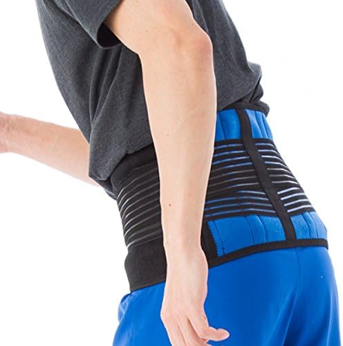 Deluxe Neoprene Double Pull Lumbar Lower Back Support Brace Exercise Belt (XXXL (44-48"/112-122cm))