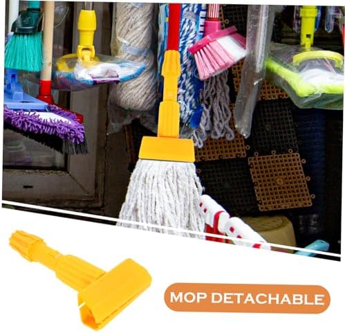 KOMBIUDA 2pcs Detachable Mop Clips Mop Replacement Clamp for Easy Cleaning and Maintenance Compatible for Home and Commercial Use