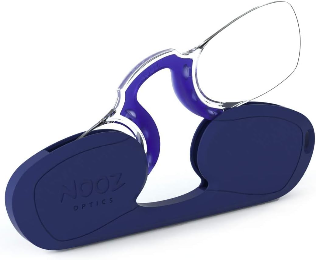 NOOZ Optics Armless Reading Glasses - Rectangular Shape - 6 colors and 5 corrections